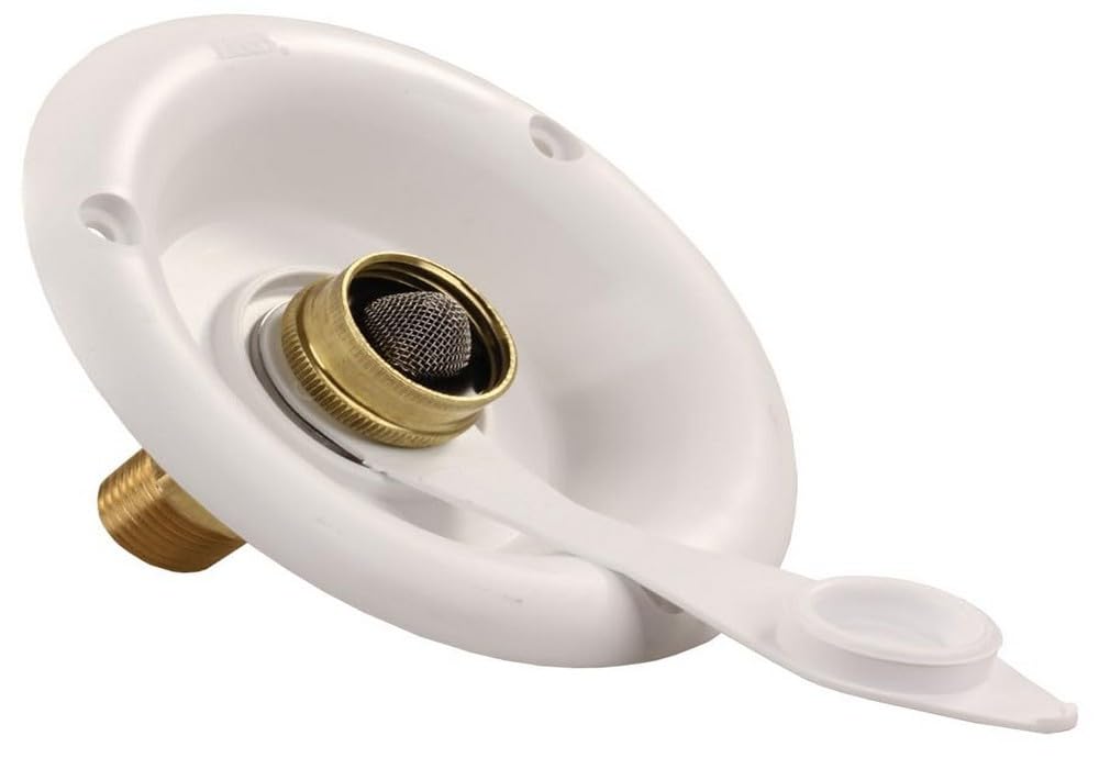 B&B MOLDERS 94218 CITY WATER DISH W/BRASS CV RV & Camper