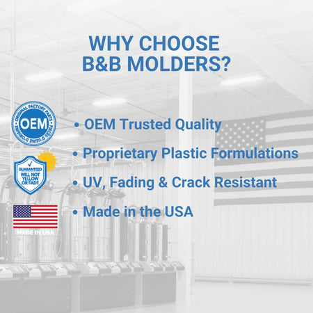 B&B MOLDERS 94243 GRAVITY WTR FILL CAP/STRAP