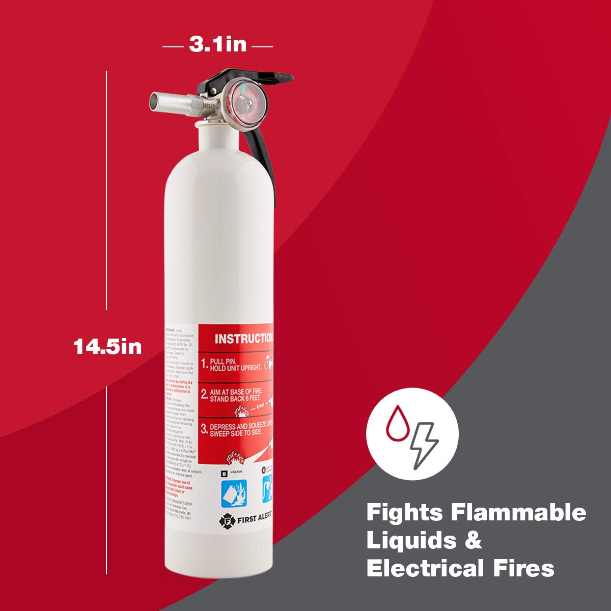 BRK ELECTRON AUTOMAR10 10-B:C FE - RECHARGEABLE