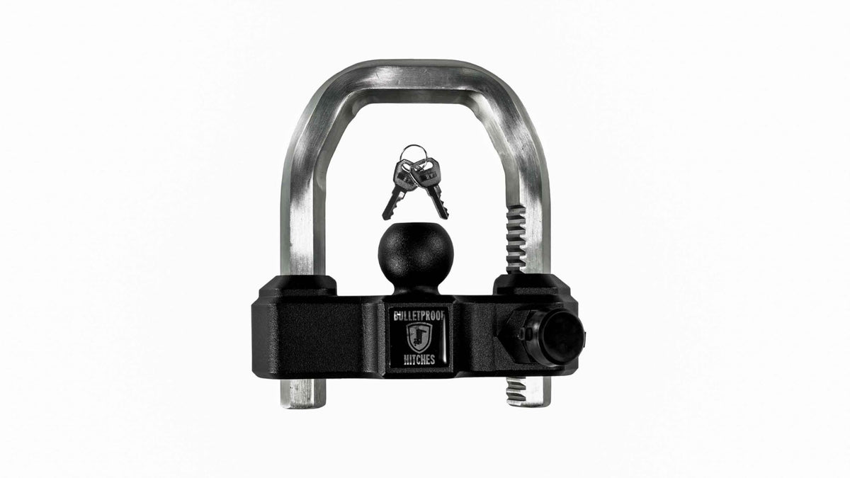 BULLETPROOF EDCOUPLER Hitches - Extreme Duty Trailer Coupler Lock - Universal Trailer Loc...