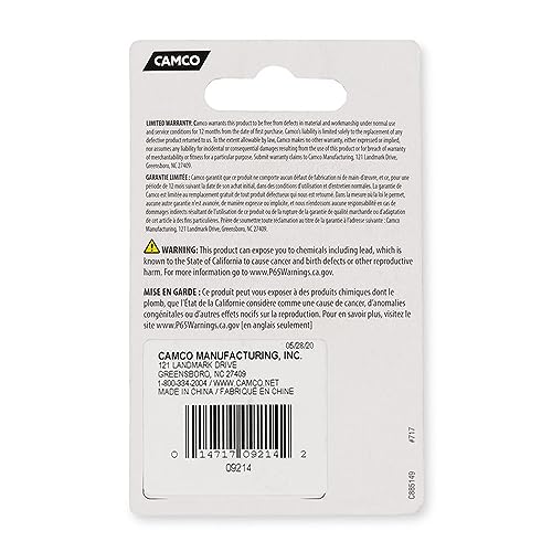 CAMCO 09214 CAM LOCK (WATER HEATER) SS 2/CARD
