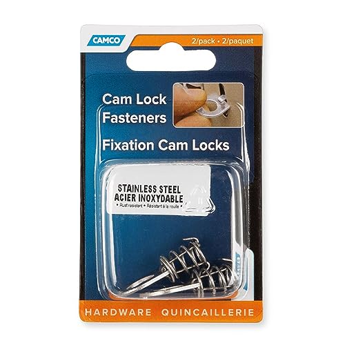 CAMCO 09214 CAM LOCK (WATER HEATER) SS 2/CARD