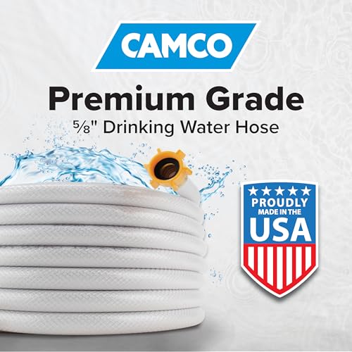CAMCO 22783 TastePURE 25-Ft Water Hose - RV Drinking Water Hose Contains No Lea... RV & Camper