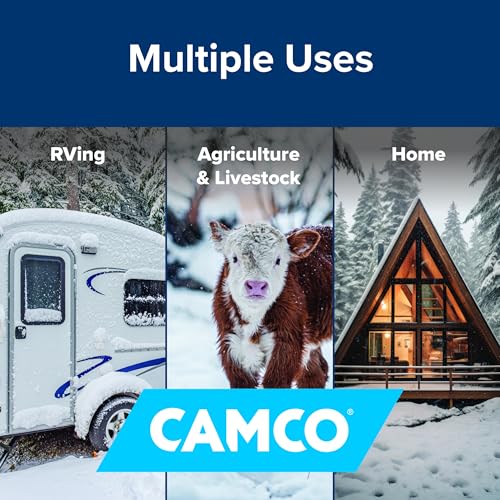 Camco Camco 50-foot Heated Water Hose for RV — Prevents Freezing Down to -20° — Certified For Drinking Water
