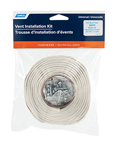 Camco Camco 25013 Universal Vent Installation Kit with Butyl Tape