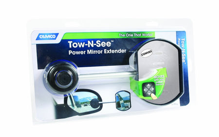 Camco Camco Tow-N-See Mirror | Features Quick and Simple Installation & Attaches to Existing Side Mirror |