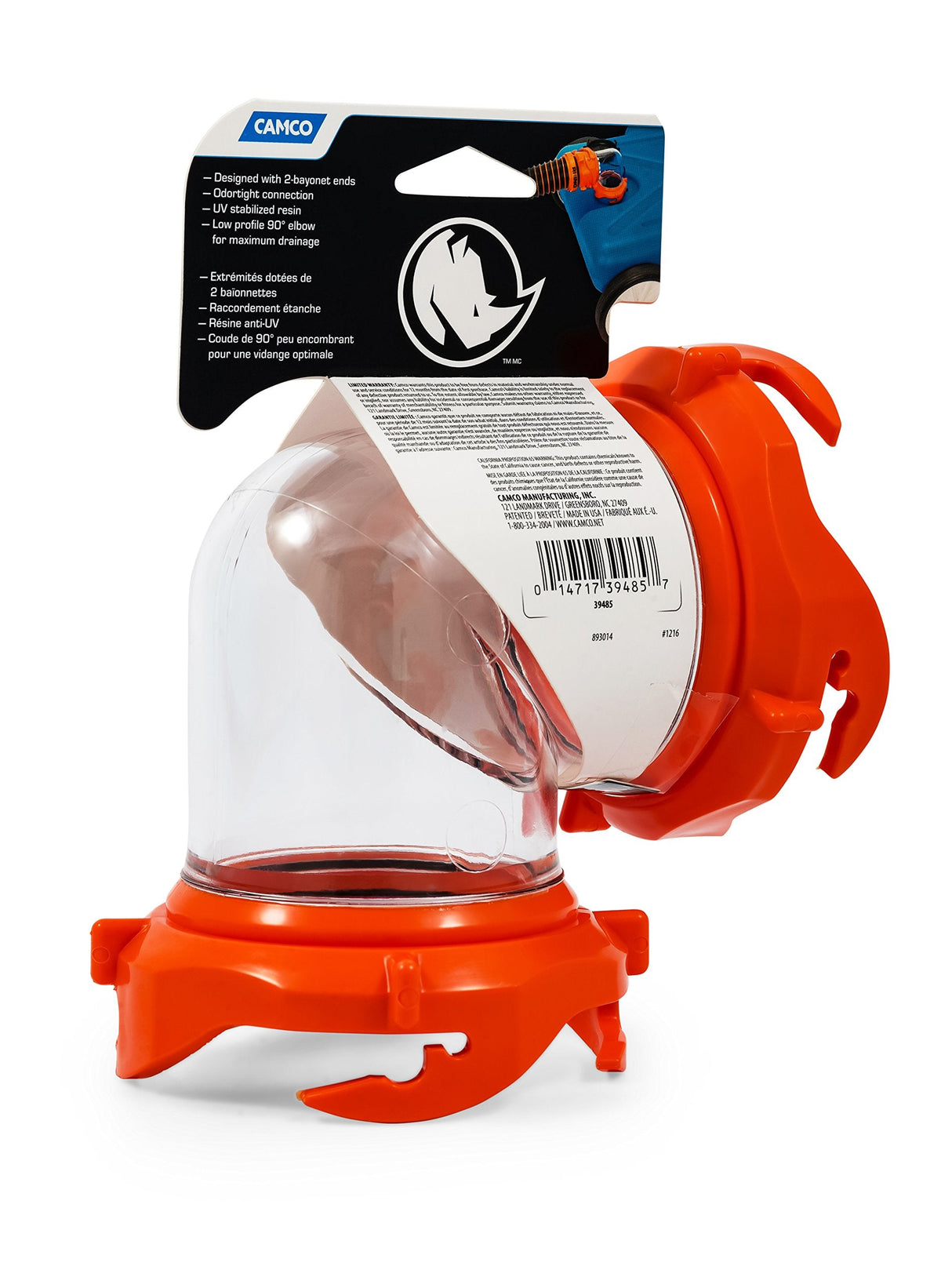 CAMCO 39485 TOTE TANK ADAPTER 90 DEG.