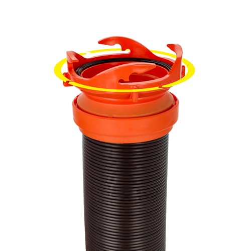 CAMCO 39764 RhinoFLEX Heavy Duty 10ft RV Sewer Hose Extension Kit with Swivel F... RV & Camper
