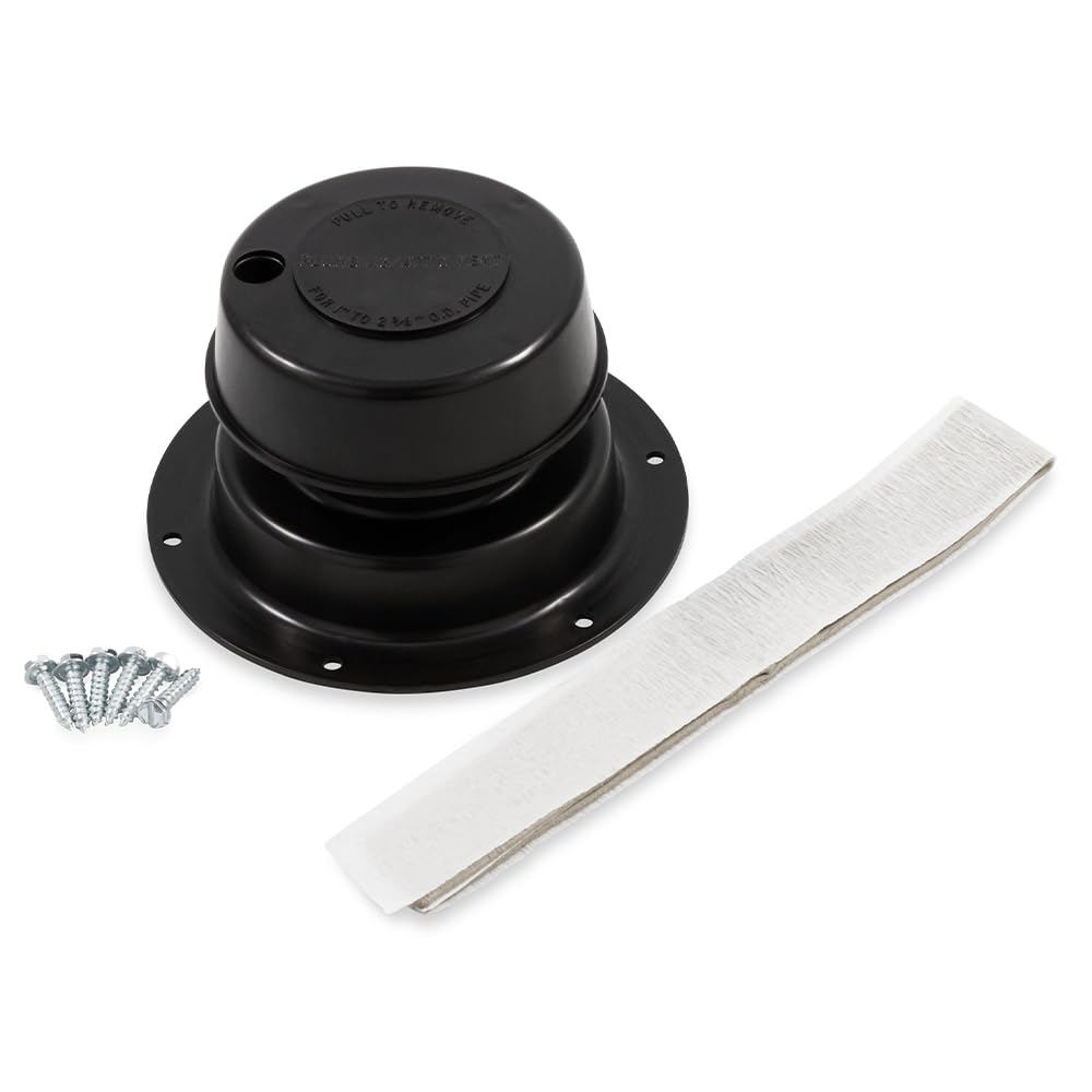 CAMCO 40138 PLUMBING VENT KIT  BLACK