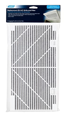 CAMCO 40409 RV AC AIR FILTER REPLACEMENT GRILL