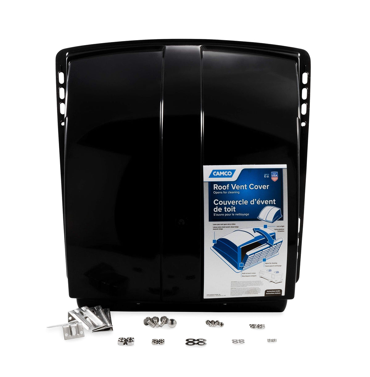CAMCO 40443 VENT COVER BLACK
