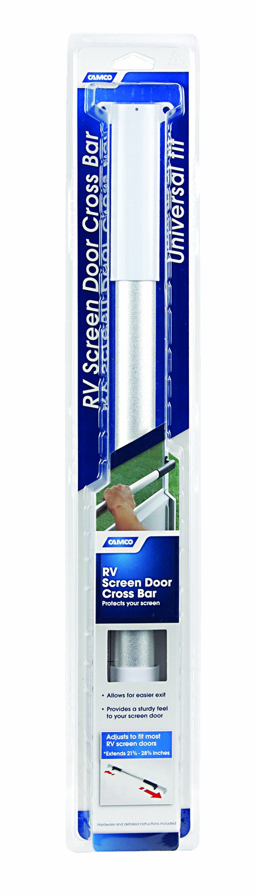 CAMCO 42186-A 42186 White Screen Door Cross Bar RV & Camper