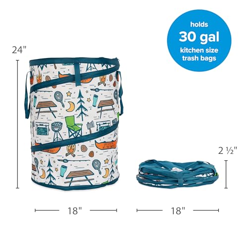 CAMCO 42997 Pop-Up Utility Container - Use as Collapsible Trash Can When Campin... RV & Camper