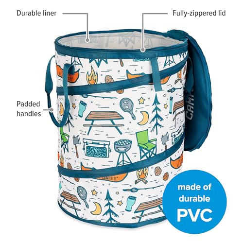 CAMCO 42997 Pop-Up Utility Container - Use as Collapsible Trash Can When Campin... RV & Camper