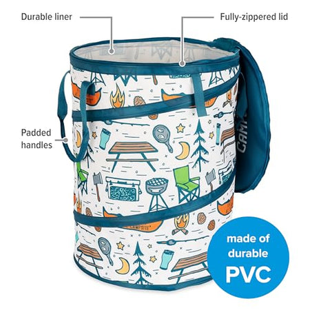 CAMCO 42997 Pop-Up Utility Container - Use as Collapsible Trash Can When Campin... RV & Camper