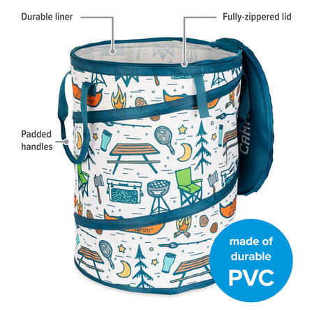 CAMCO 42997 Pop-Up Utility Container - Use as Collapsible Trash Can When Campin... RV & Camper