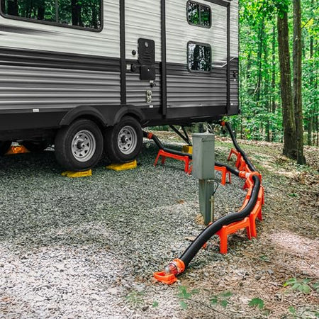 CAMCO 43072 Rhino RV Sewer Hose Support Kit - Extends Over Uneven Terrain for E... RV & Camper