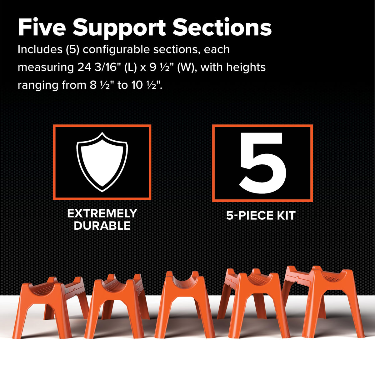 CAMCO 43072 RHINO RV SEWER HOSE SUPPORT (E/F)