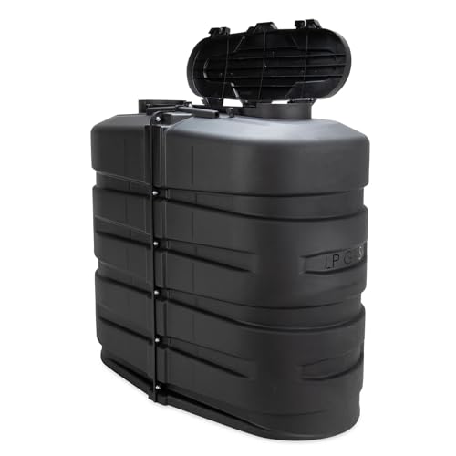 CAMCO 50512 PROPANE TANK COVER DOUBLE 30LB BL