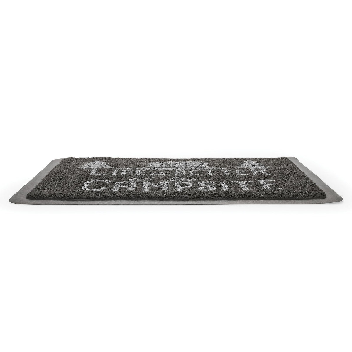 CAMCO 53200-A Life is Better at The Campsite Scrub Mat - 26.5 by 15 - Non-Slip Ba...