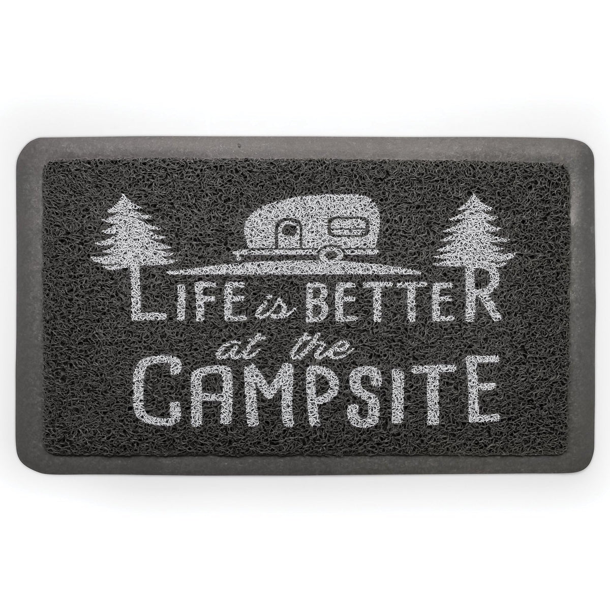 CAMCO 53200 LIBATC SCRUB RUG GREY/WHITE SMAL