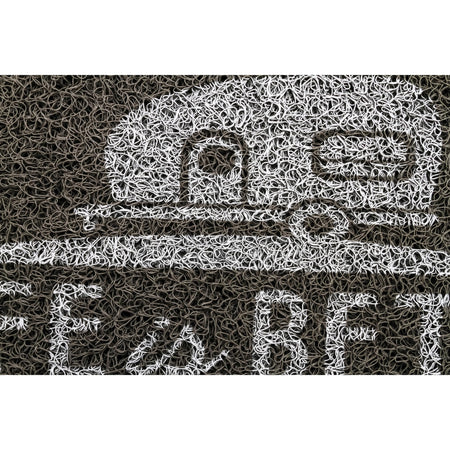 CAMCO 53200-A Life is Better at The Campsite Scrub Mat - 26.5 by 15 - Non-Slip Ba...