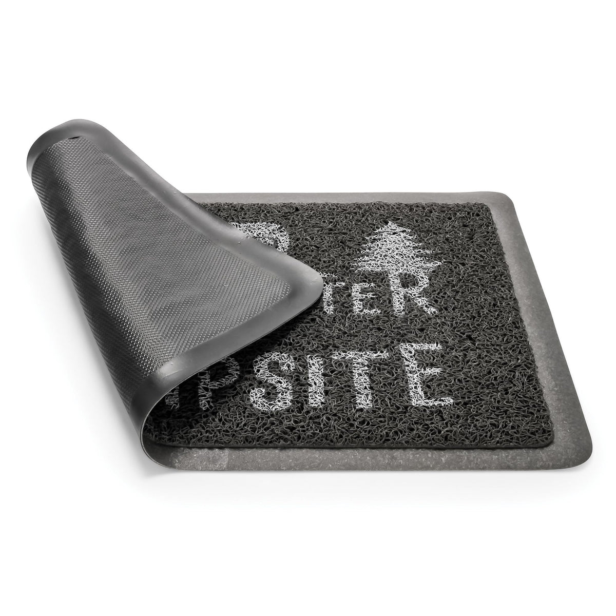 CAMCO 53200 LIBATC SCRUB RUG GREY/WHITE SMAL