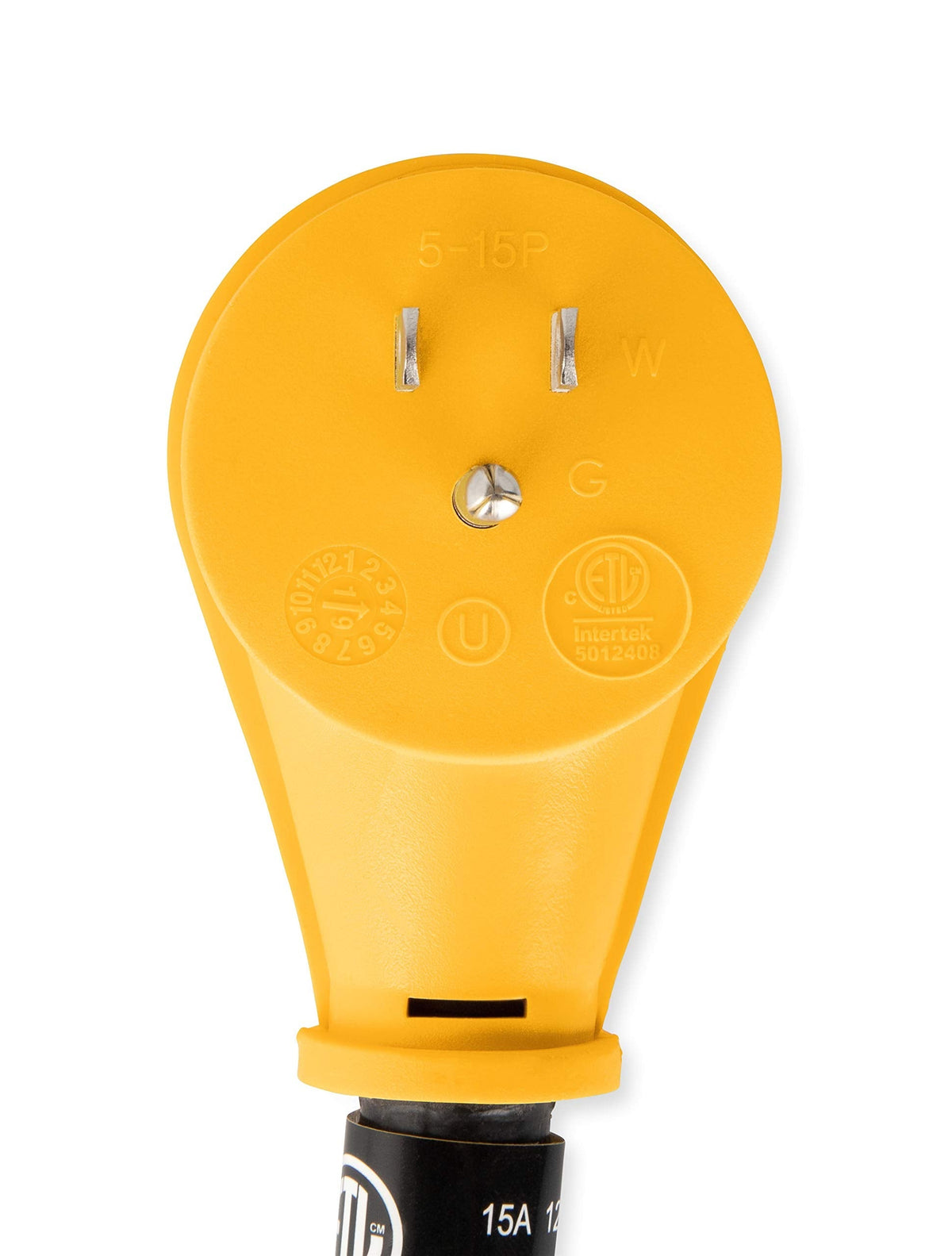 CAMCO 55165 Camper/RV Dogbone Electrical Adapter - Features 15-Amp Male (NEMA 5... RV & Camper