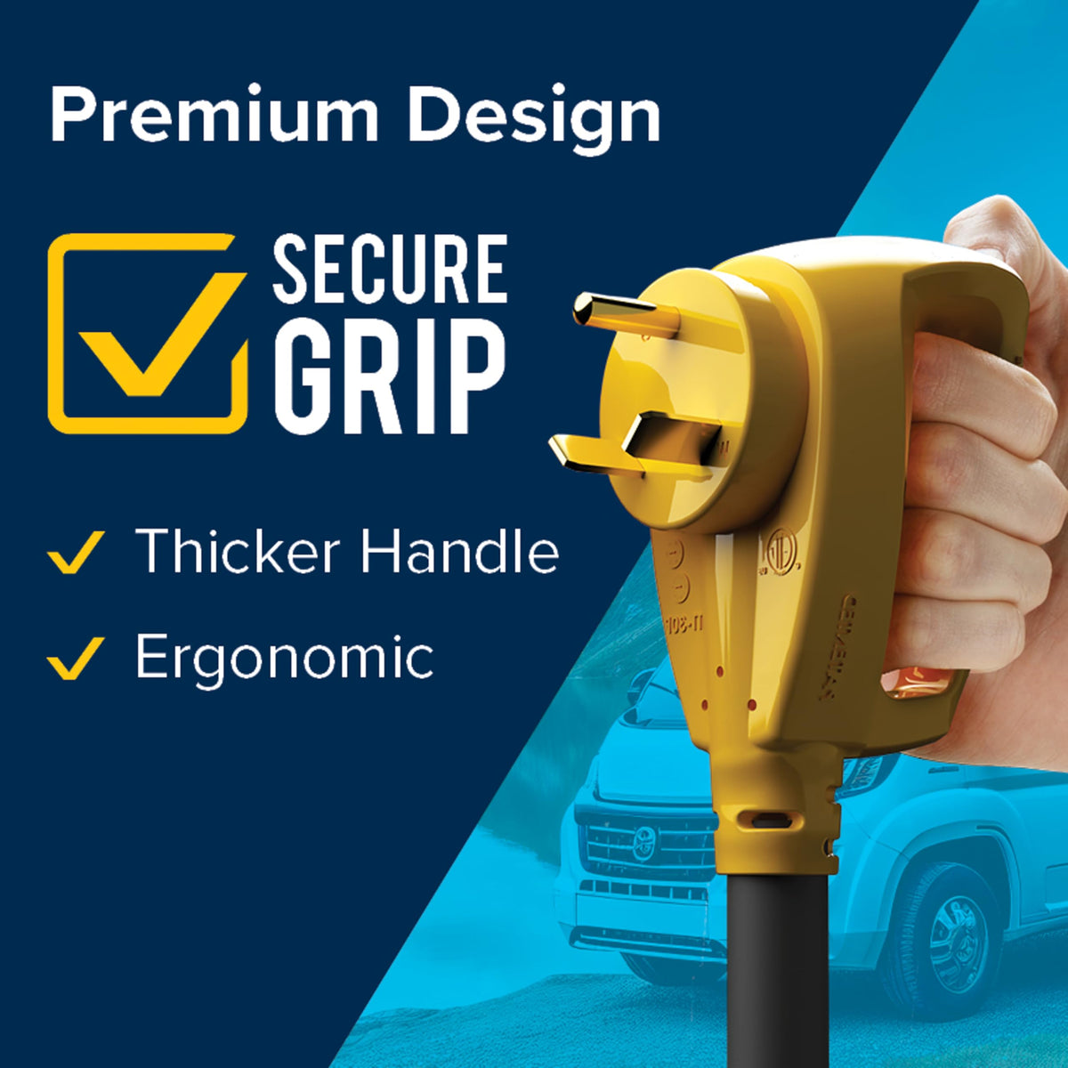 CAMCO 55501 30F/30M STD PWR GRIP 25'