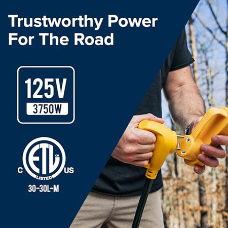 CAMCO 55501 30F/30M STD PWR GRIP 25'