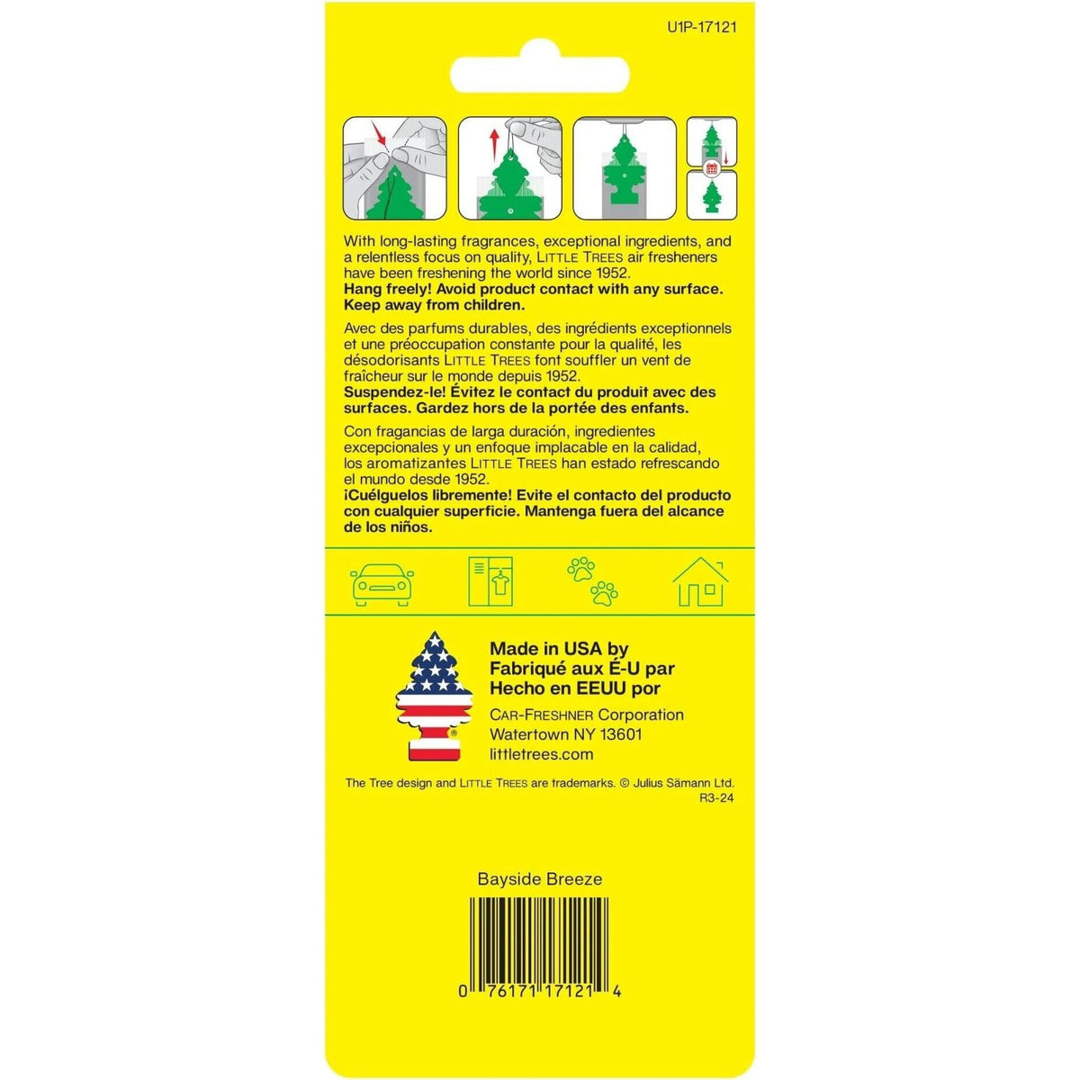LITTLE TREES CAR FRESHNER Bayside Breeze Little Trees Air Freshener