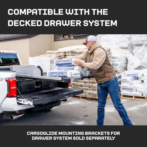 CARGOGLIDE DCG1500-5641 Truck Bed Slide – 1500 lb Capacity, 75% Extension – Heavy-Duty Pick...