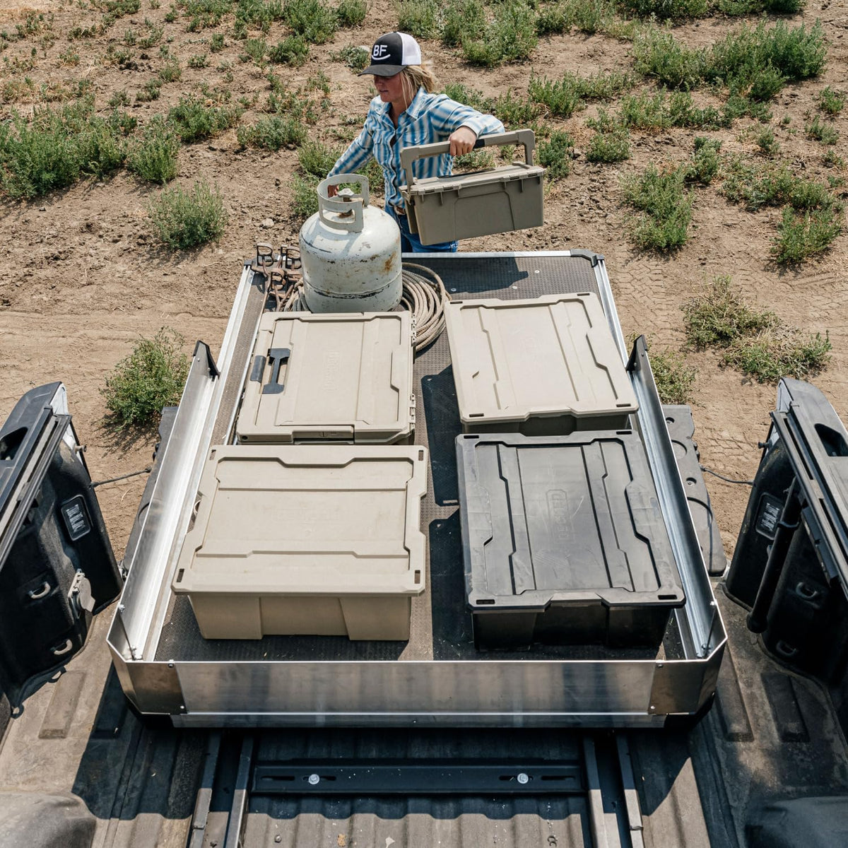CARGOGLIDE DCG2200XL-9548 XL Truck Bed Slide – 2200 lb Capacity, 100% Extension – Heavy-Duty ...