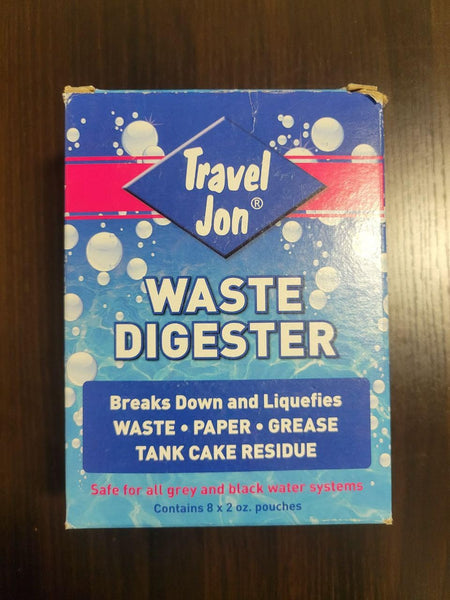Travel Jon Travel Jon Waste Digester RV Black Tank Treatment - Extra-Strength Marine & RV Toilet Treatment |
