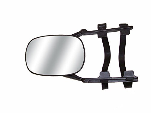 CIPA 11950 Clip-On Towing Mirror,Black & Silver, 15.75 Inch Towing & Hitches
