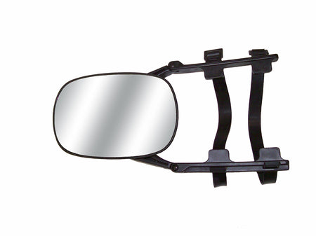 CIPA 11950 Clip-On Towing Mirror,Black & Silver, 15.75 Inch Towing & Hitches