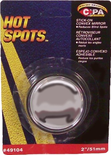 CIPA 49104 2 Round Convex Adjustable Spot Mirror Wheels & Tires