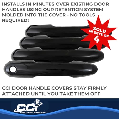 Coast to Coast International Coast to Coast International Exterior Door Handle Cover DH68594BLK, Levers