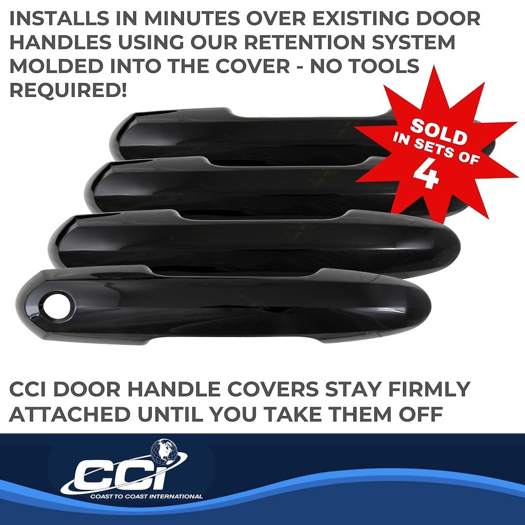 Coast to Coast International Coast to Coast International Exterior Door Handle Cover DH68594BLK, Levers