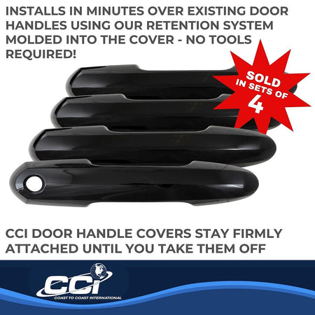 Coast to Coast International Coast to Coast International Exterior Door Handle Cover DH68594BLK, Levers