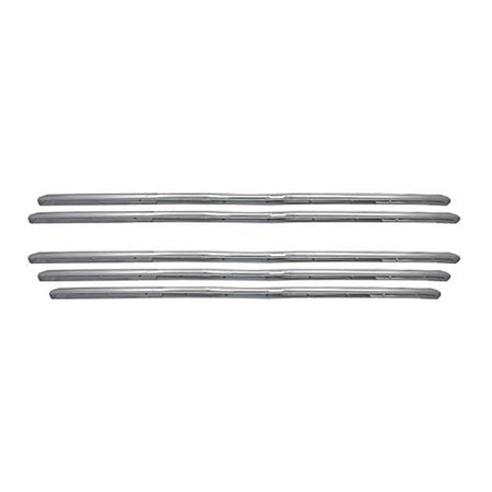 Coast to Coast International CCI Grille Insert IWCGI160, Overlay, Bar Style, 5 Piece, Chrome Plated, ABS