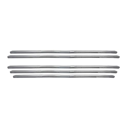 Coast to Coast International CCI Grille Insert IWCGI160, Overlay, Bar Style, 5 Piece, Chrome Plated, ABS