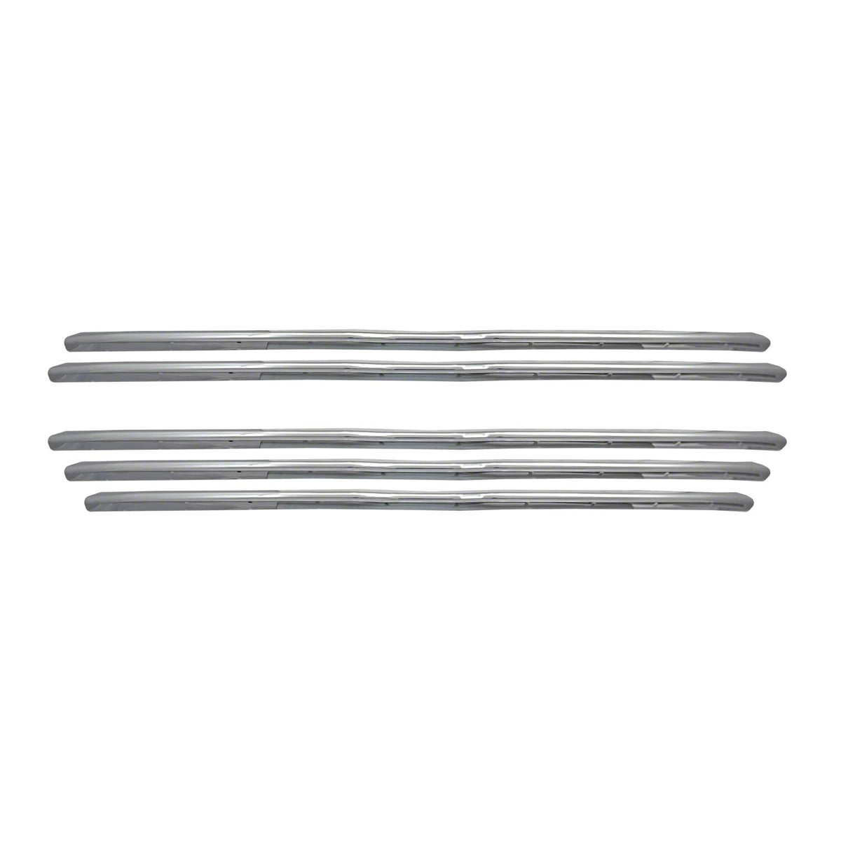 Coast to Coast International CCI Grille Insert IWCGI160, Overlay, Bar Style, 5 Piece, Chrome Plated, ABS