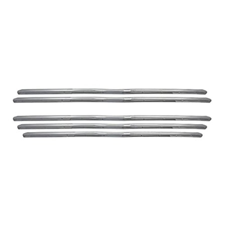 Coast to Coast International CCI Grille Insert IWCGI160, Overlay, Bar Style, 5 Piece, Chrome Plated, ABS