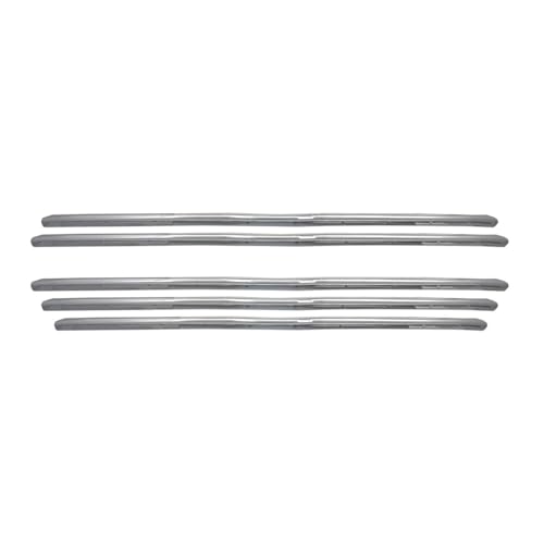 Coast to Coast International CCI Grille Insert IWCGI160, Overlay, Bar Style, 5 Piece, Chrome Plated, ABS