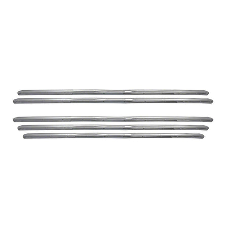 Coast to Coast International CCI Grille Insert IWCGI160, Overlay, Bar Style, 5 Piece, Chrome Plated, ABS