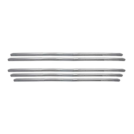 Coast to Coast International CCI Grille Insert IWCGI160, Overlay, Bar Style, 5 Piece, Chrome Plated, ABS