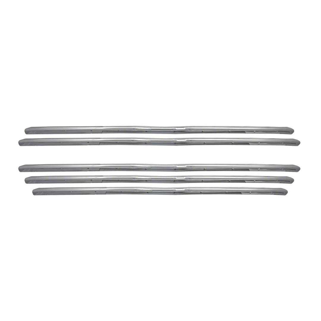 Coast to Coast International CCI Grille Insert IWCGI160, Overlay, Bar Style, 5 Piece, Chrome Plated, ABS