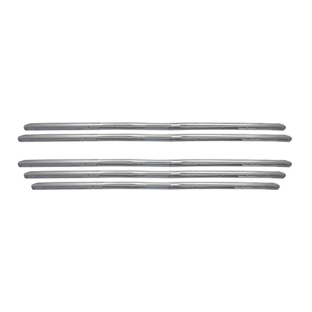 Coast to Coast International CCI Grille Insert IWCGI160, Overlay, Bar Style, 5 Piece, Chrome Plated, ABS