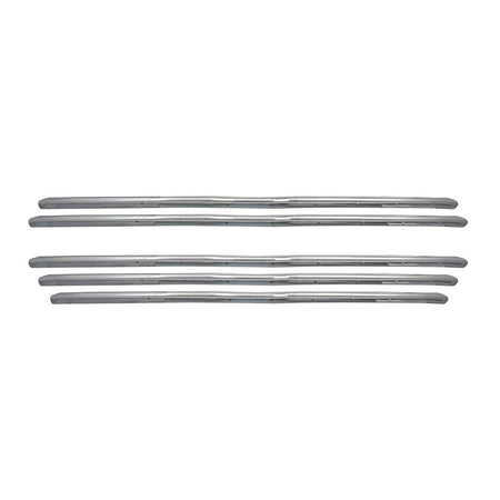 Coast to Coast International CCI Grille Insert IWCGI160, Overlay, Bar Style, 5 Piece, Chrome Plated, ABS